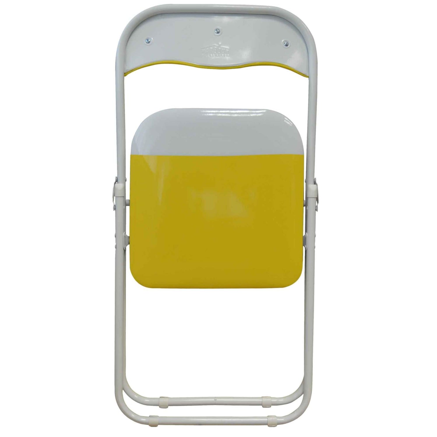Yellow Wave Padded Folding Chair - Pack of Six