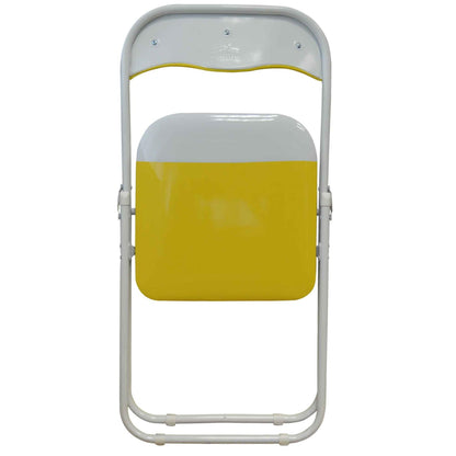 Yellow Wave Padded Folding Chair - Pack of Six