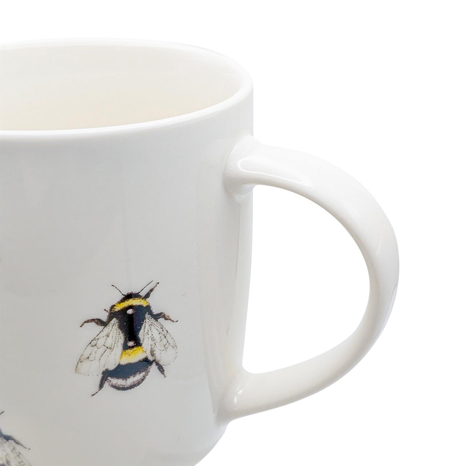 350ml Multi Bee Simply Home Stoneware Mugs - Pack of Six