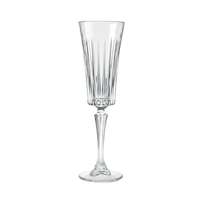 210ml Timeless Crystal Glass Champagne Flutes - Pack of Six