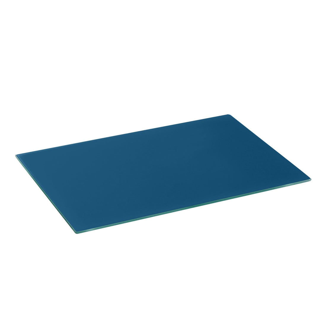 Blue 40cm x 30cm Glass Chopping Board