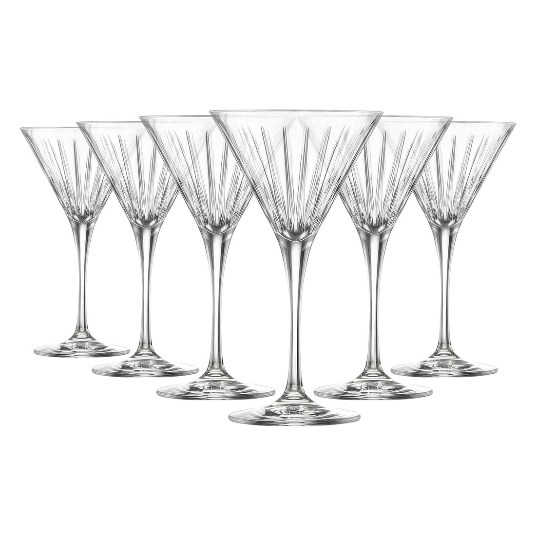 210ml Timeless Crystal Martini Glasses - Pack of 6