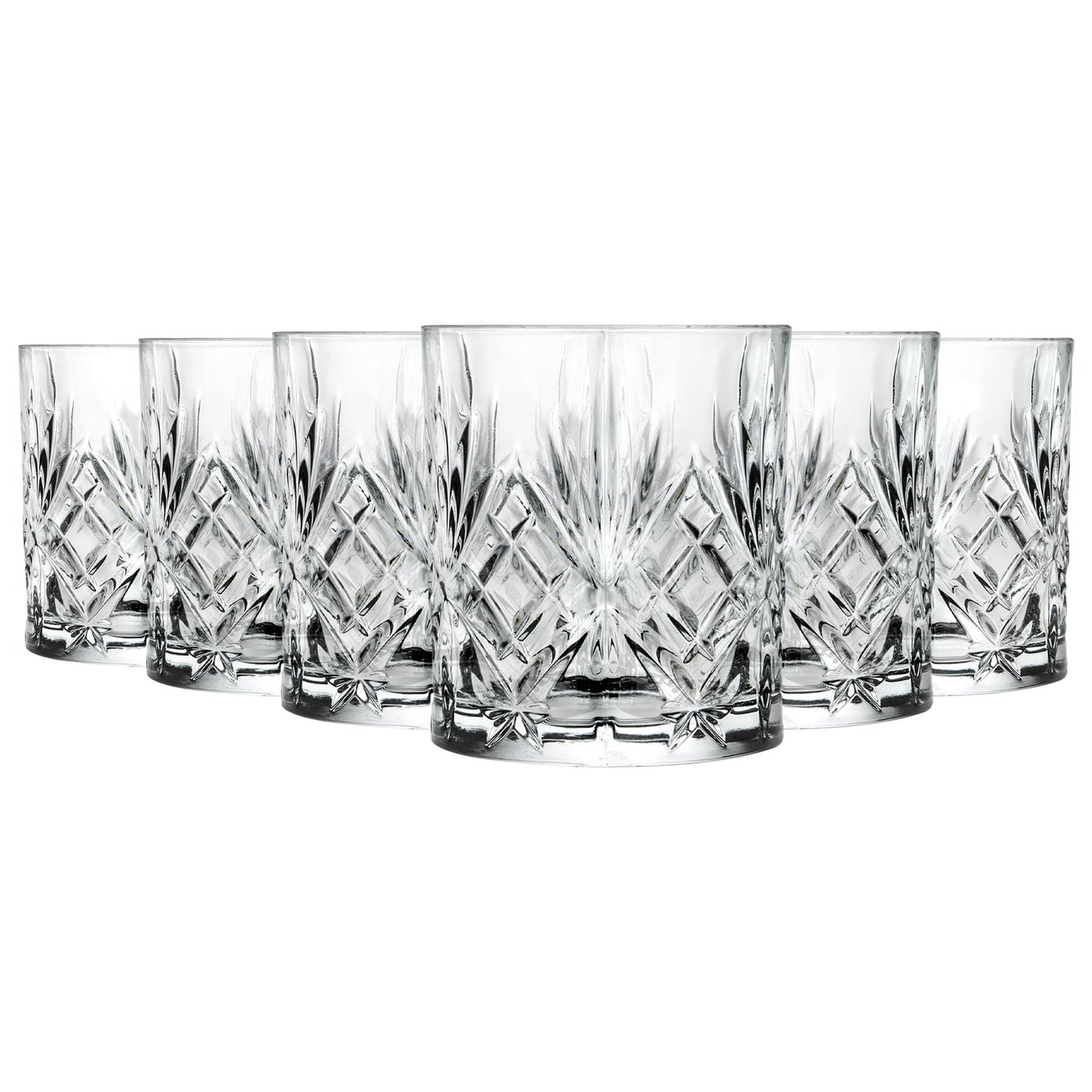 340ml Melodia Whisky Glasses - Pack of 12 - By RCR Crystal
