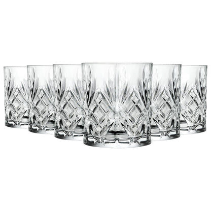 340ml Melodia Whisky Glasses - Pack of 12 - By RCR Crystal