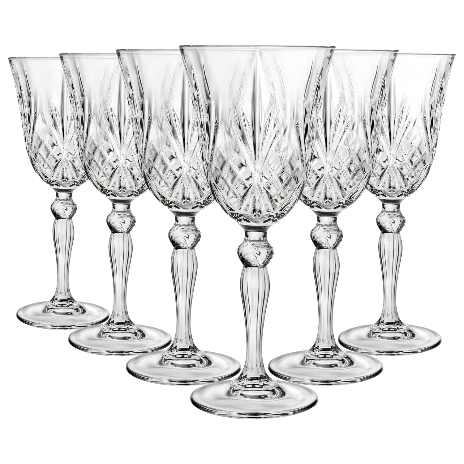 210ml Melodia White Wine Glasses - Pack of 12 - By RCR Crystal