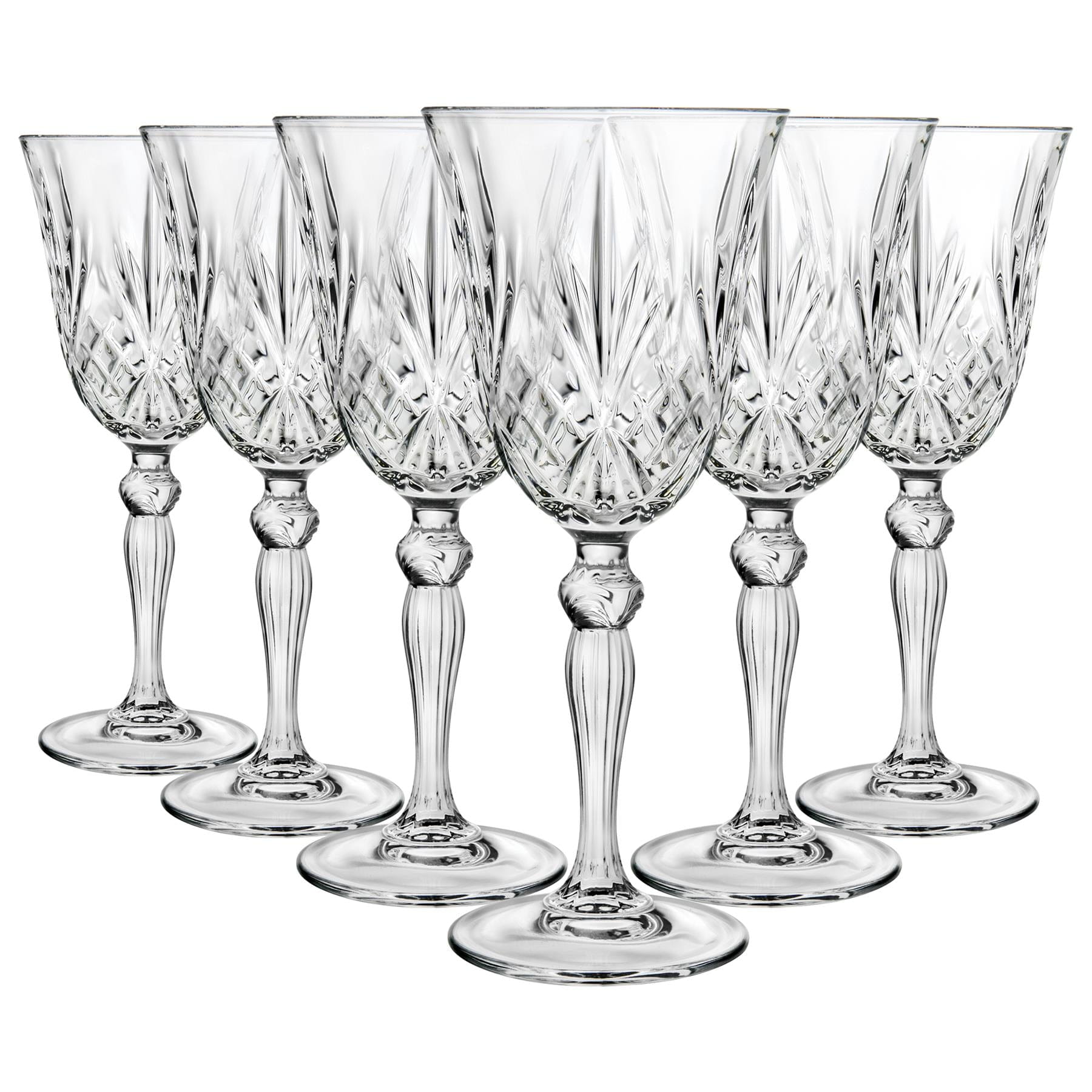 210ml Melodia White Wine Glasses - Pack of 12 - By RCR Crystal