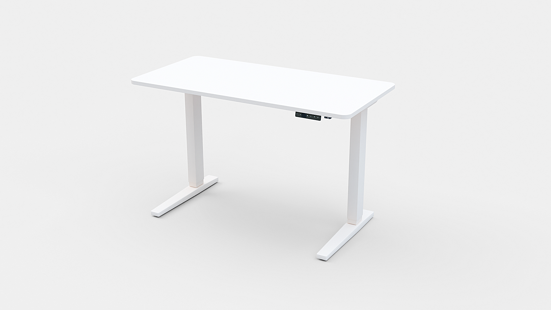 Classic Desk Height Adjustable White