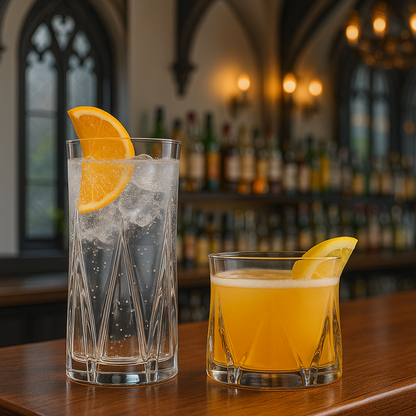 12pc Zoey Glass Tumbler Set - 300ml/380ml