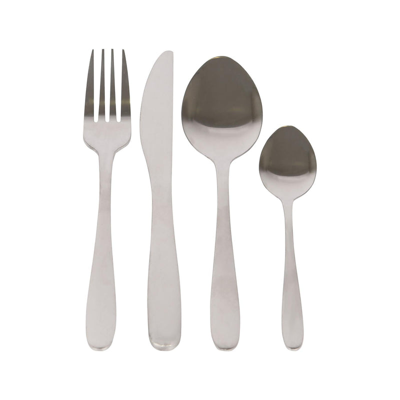 16pc Classic Stainless Steel Cutlery Set - By Excellent Houseware