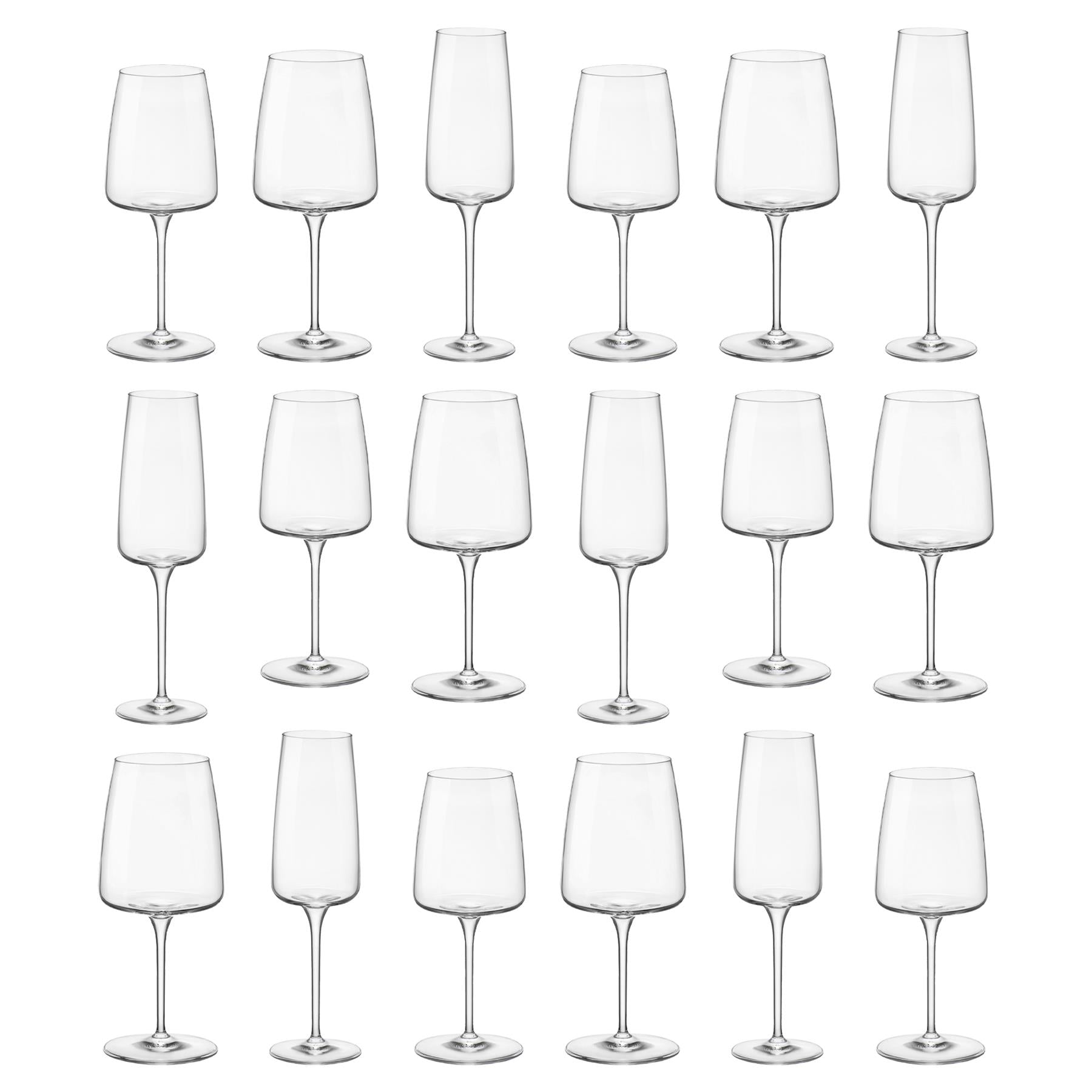 18pc Nexo Glass Stemware Set