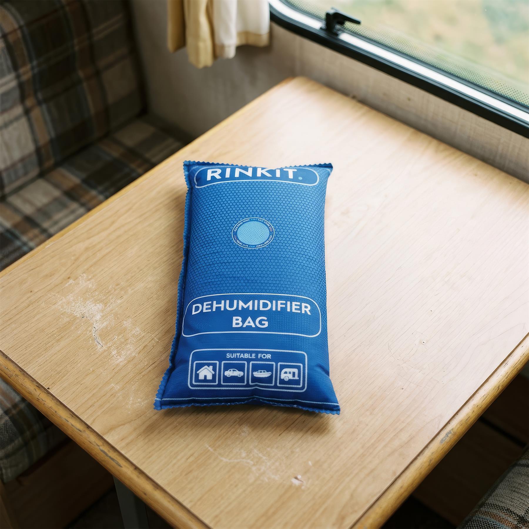 Reusable Car Dehumidifier Bags - 1kg - Navy - Pack of 2