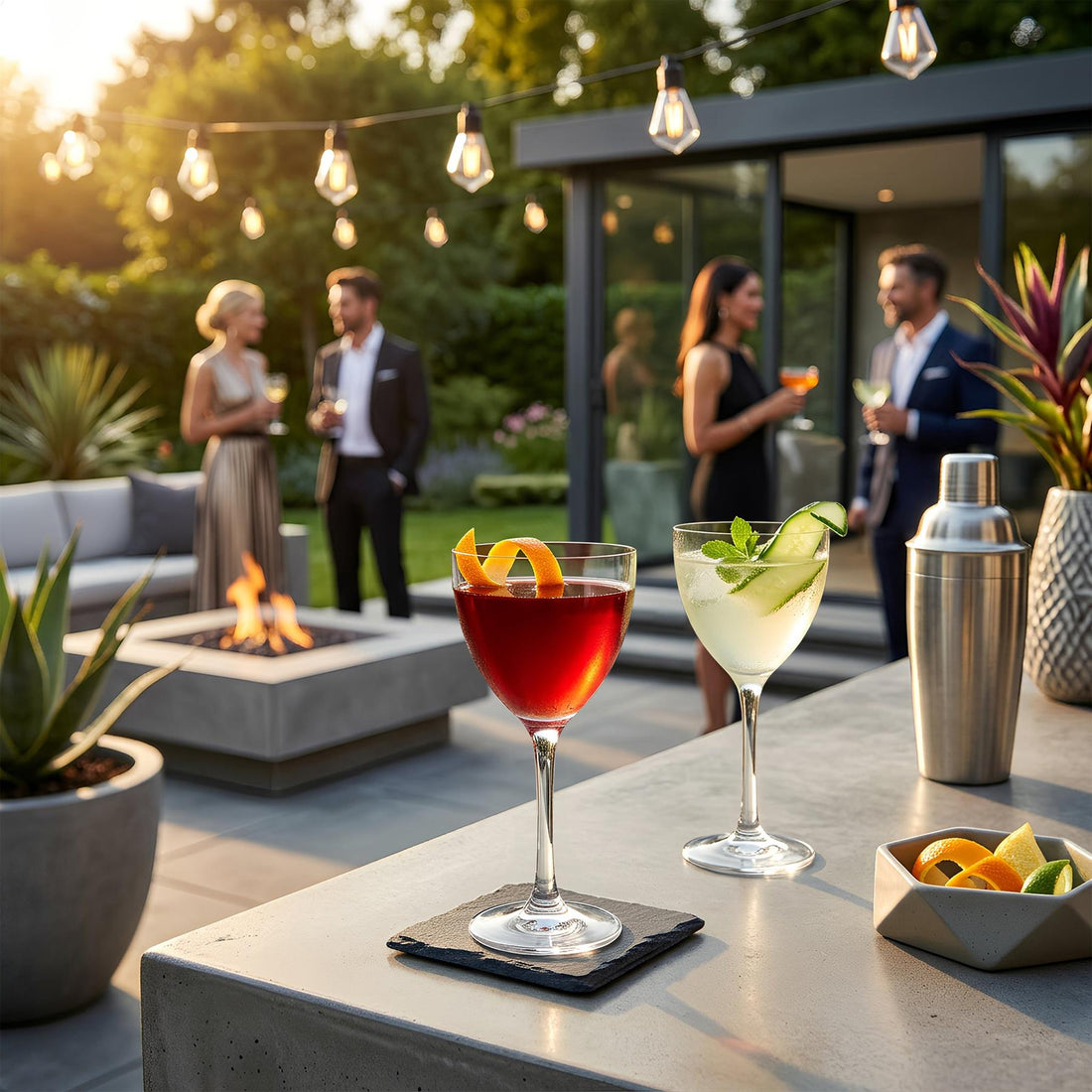 155ml Hoxton Crystal Nick &amp; Nora Glasses - Pack of 6