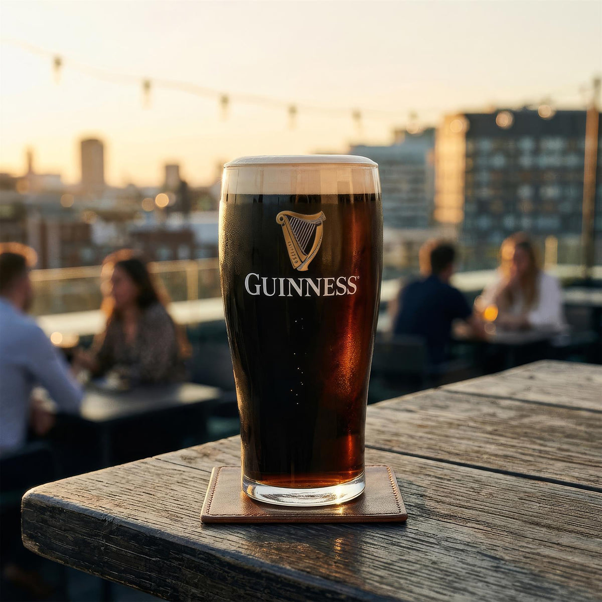 Guinness 2pc Tulip Pint Glass Set