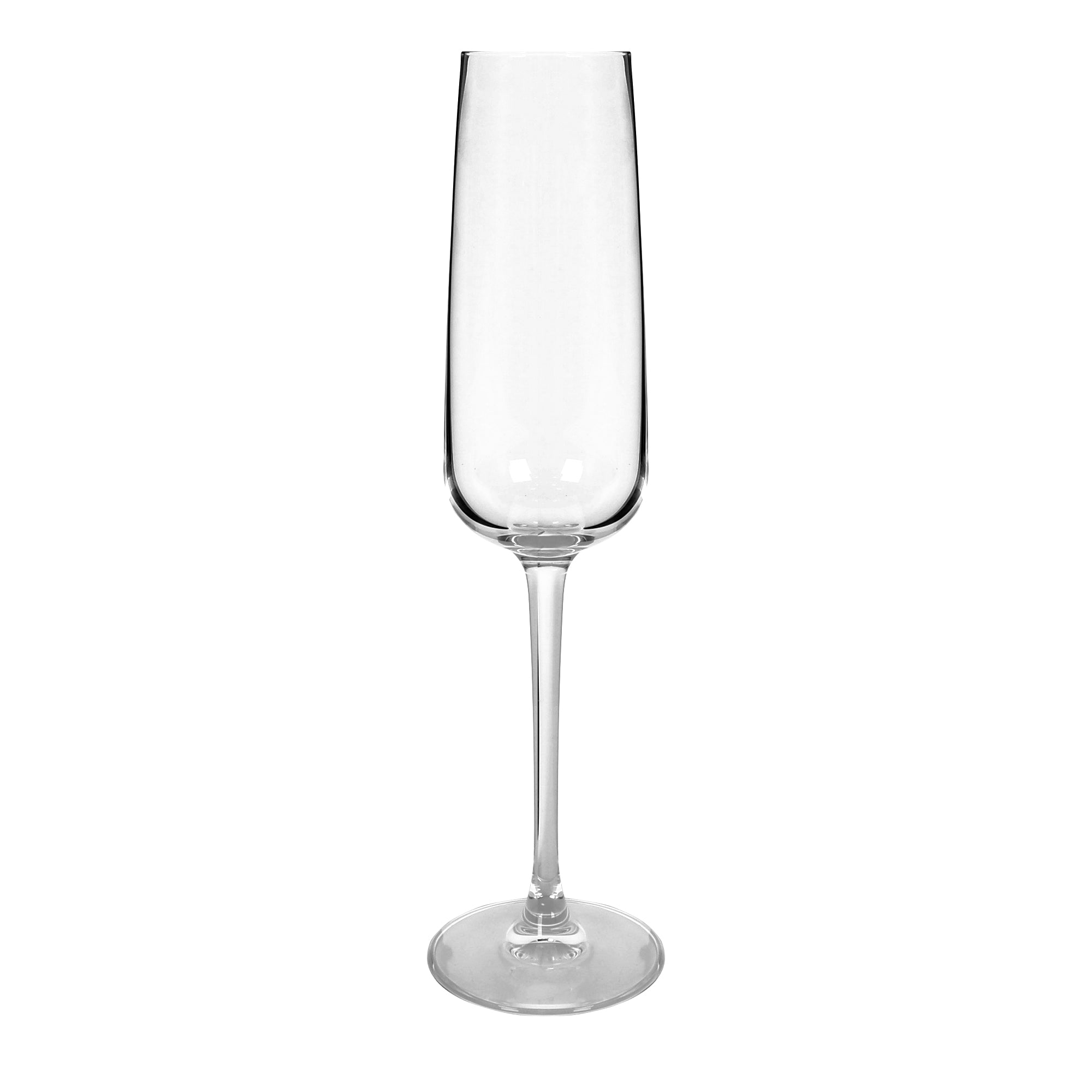 230ml Knightsbridge Crystal Champagne Flutes - Pack of 6