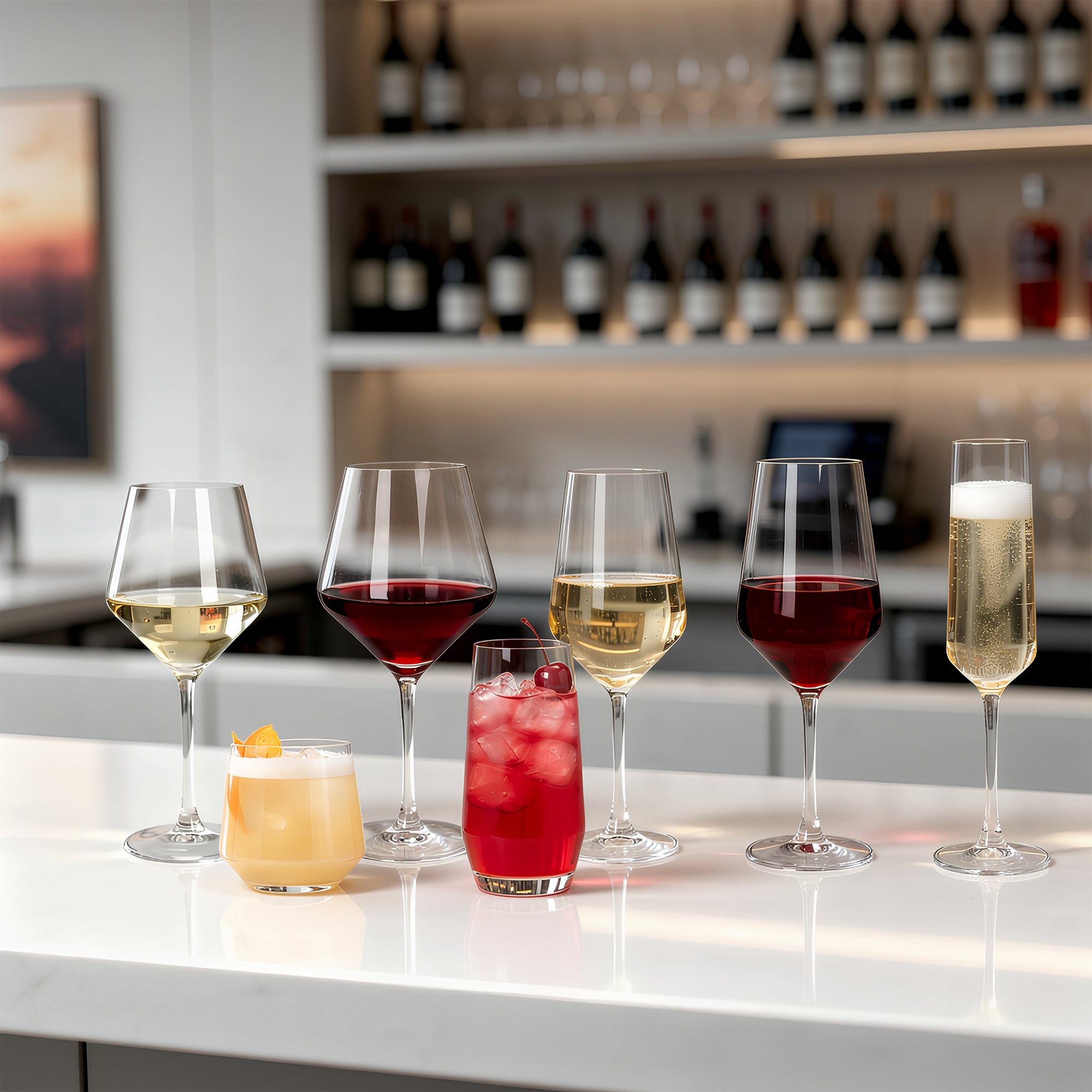 680ml Soho Crystal Red Wine Glasses - Pack of 6