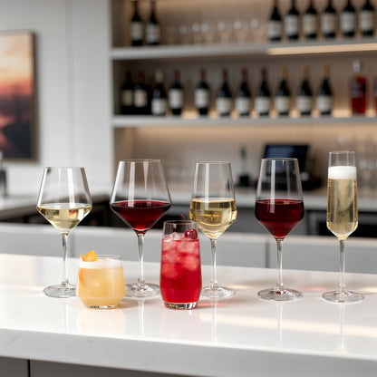 680ml Soho Crystal Red Wine Glasses - Pack of 6