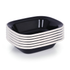Black Enamel Pie Dishes - 18 x 13.5cm - White - Pack of 6