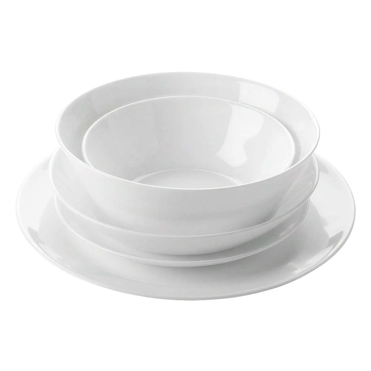 Round Opalware Dinnerware