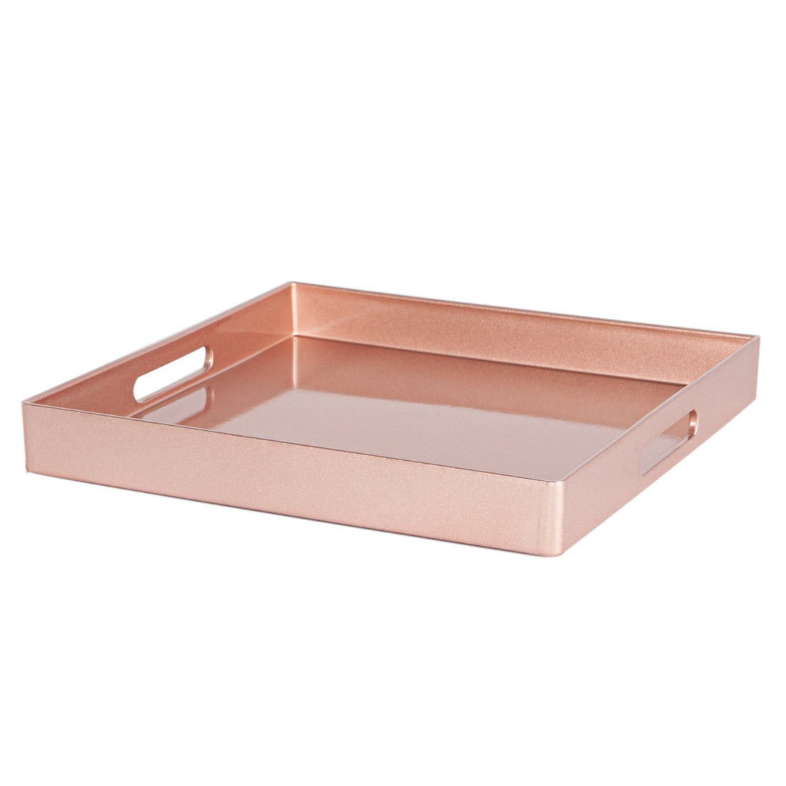 33cm Rose Gold Square Lacquer Tray