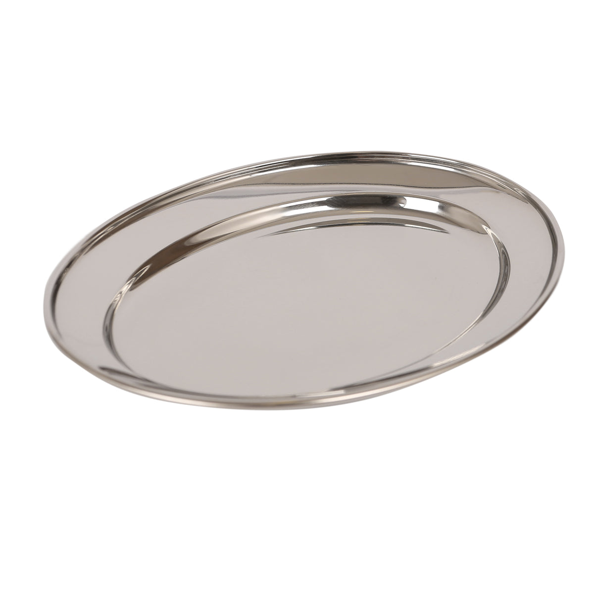 Oval Stainless Steel Serving Trays