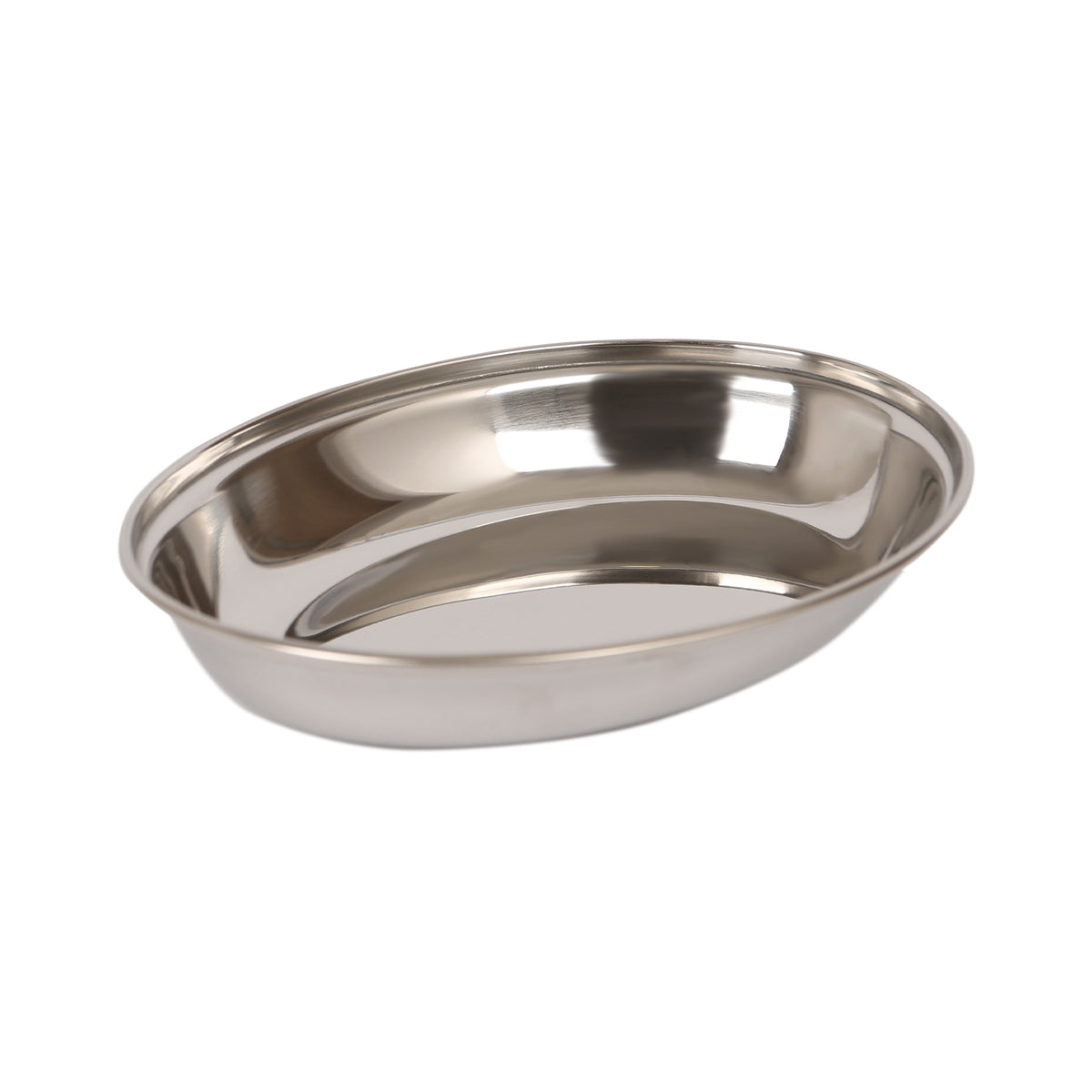 Deep Oval Stainless Steel Serving Dishes