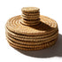 12pc Woven Palm Leaf Placemats & Coasters Set