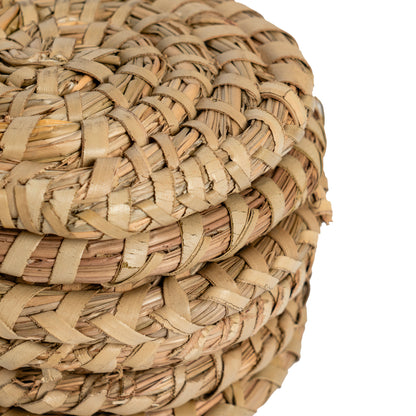 Woven Palm Leaf Coasters - Pack of Six
