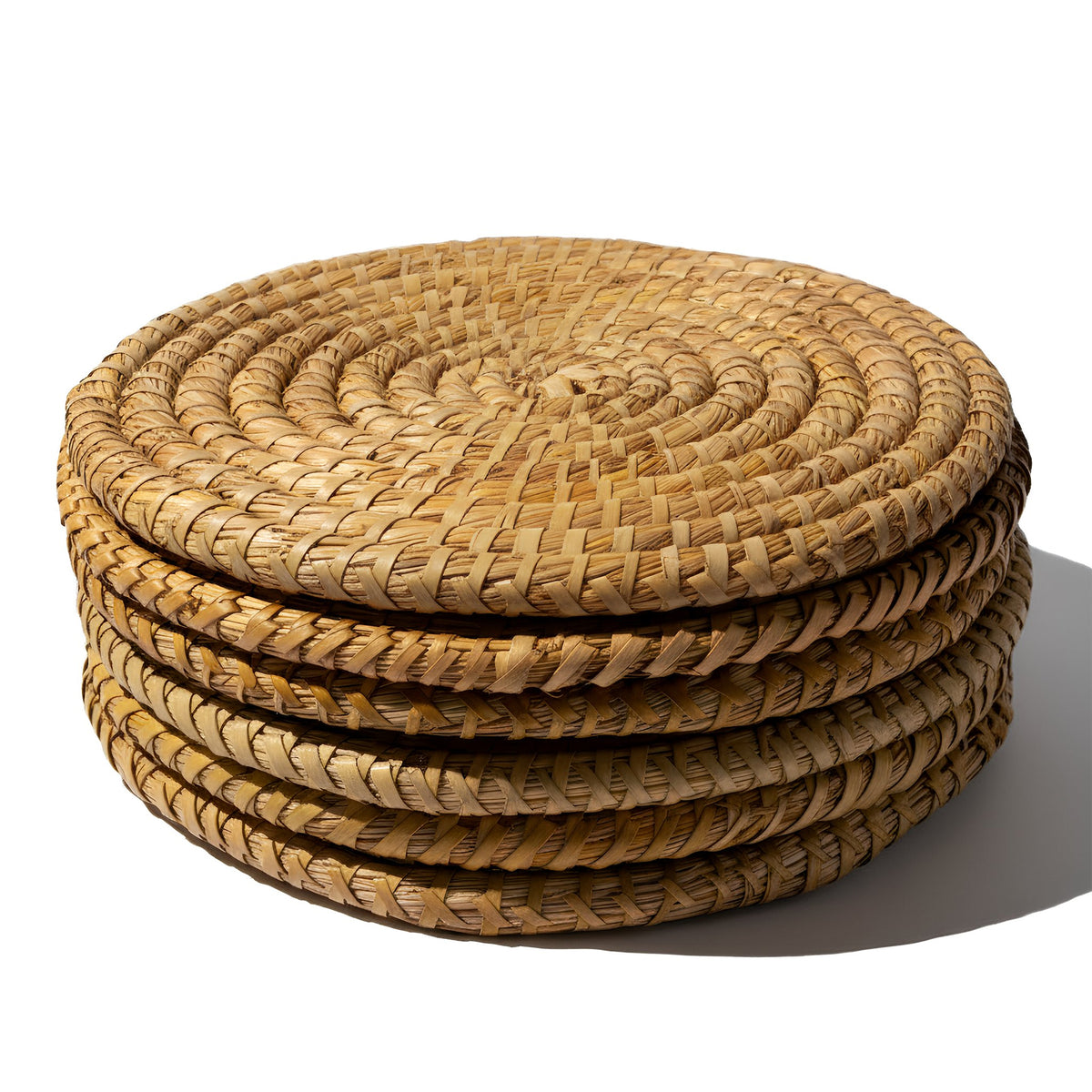 30cm Woven Palm Leaf Placemats Pack Six
