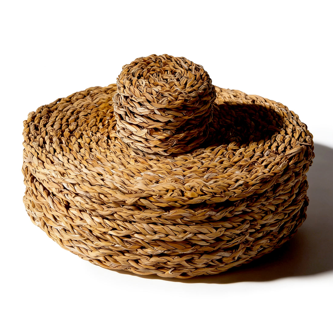 12pc Woven Seagrass Placemats &amp; Coasters Set