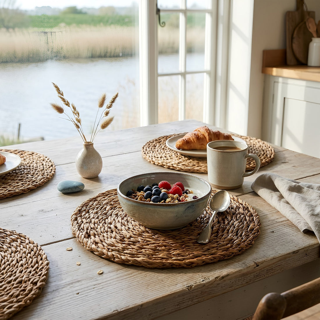 30cm Woven Seagrass Placemats - Pack of Six
