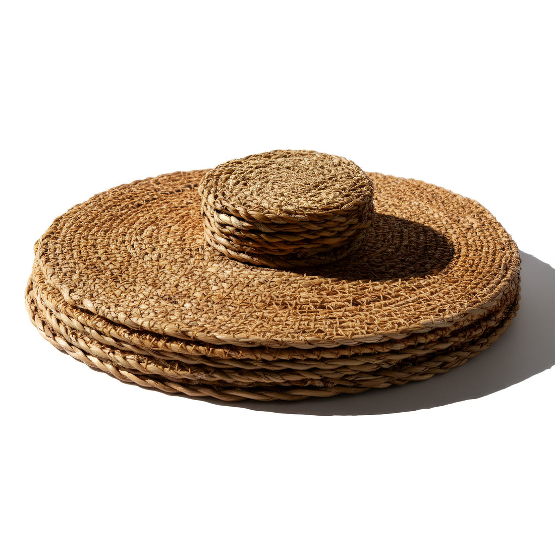 12pc Woven Typha Placemats &amp; Coasters Set