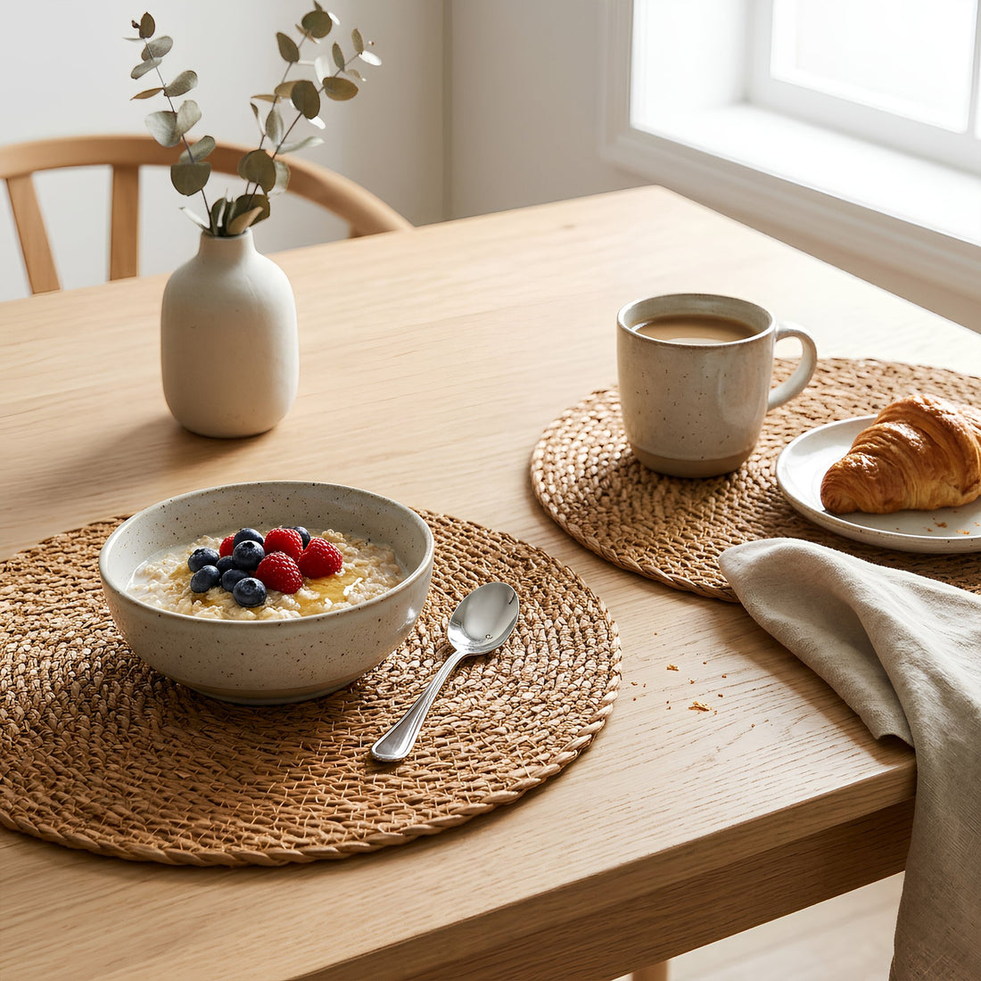 30cm Woven Typha Placemats - Pack of Six