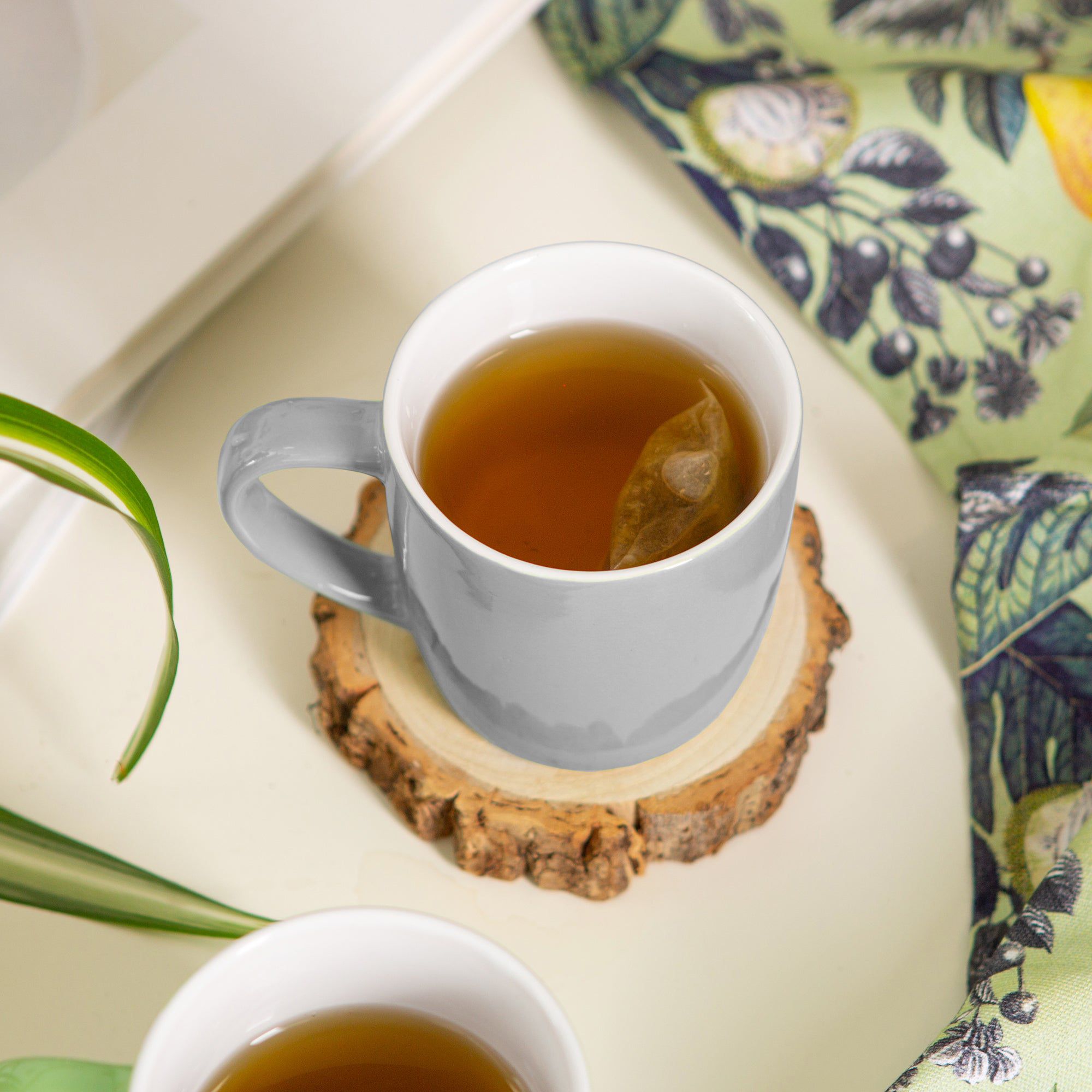 350ml Grey Coloured Coffee Mugs - Pack of Six