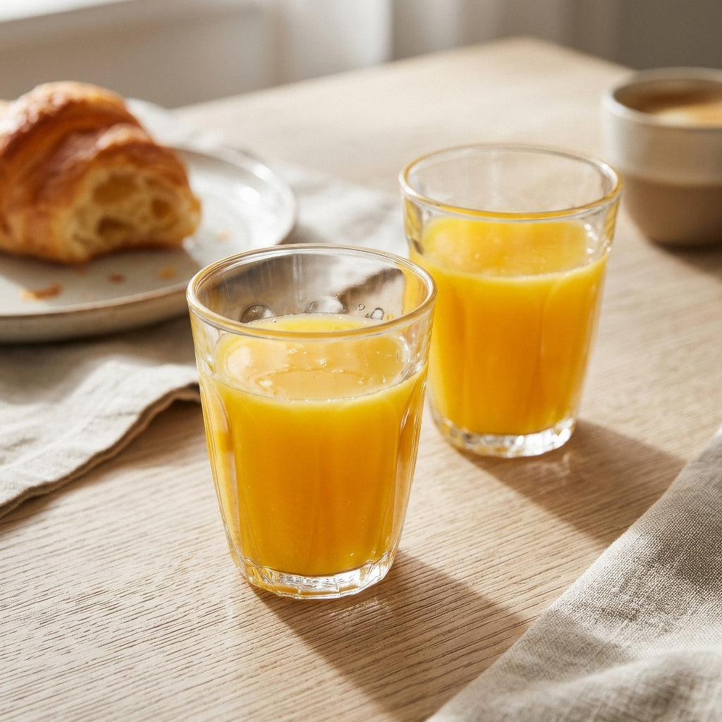 125ml Fluted Juice Glasses - Pack of 6