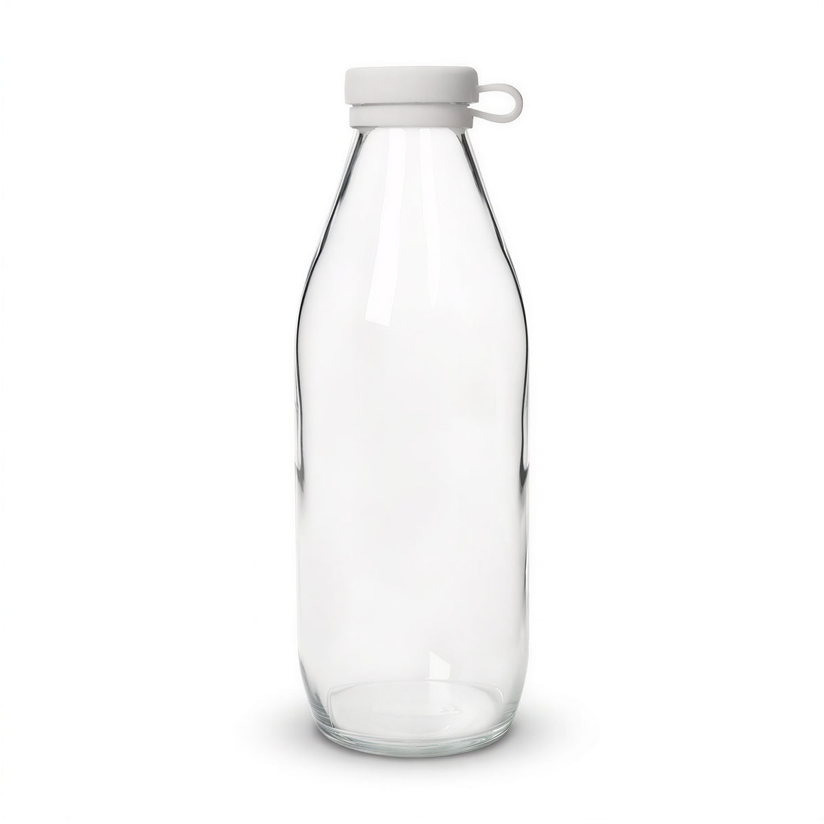 Glass Milk Bottle Silicone Lid
