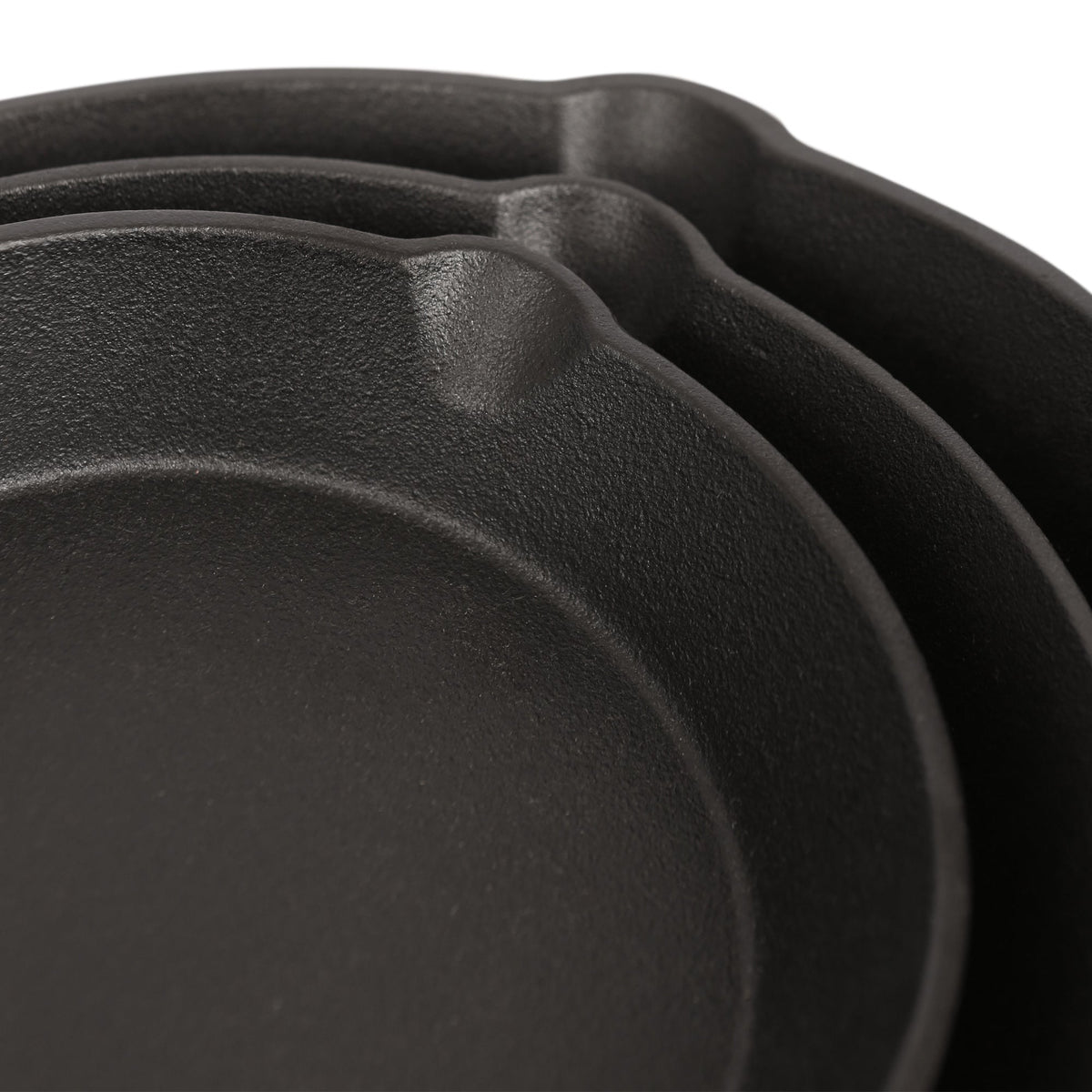 3 Piece Cast Iron Frying Pan Set - 6" | 8" | 10"