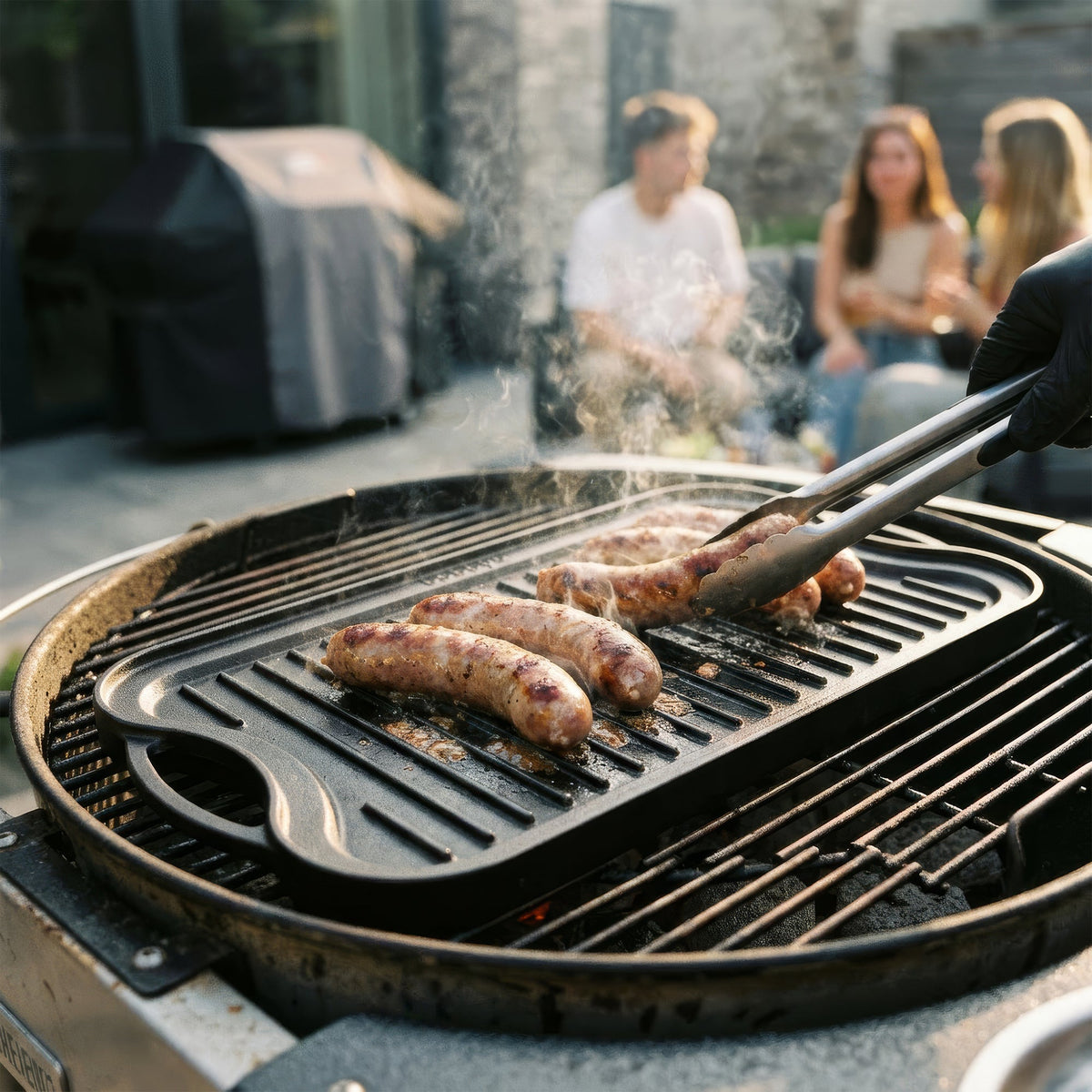 Cast Iron Griddle Plate - 50cm