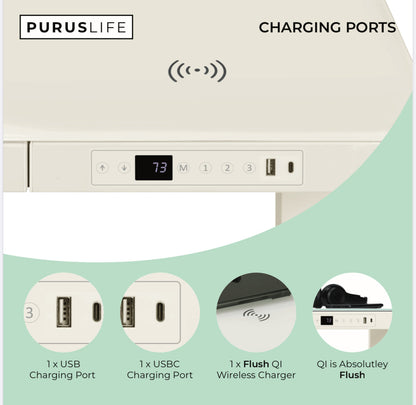 Height Adjustable Desk (Glass Top / Digital Desk)