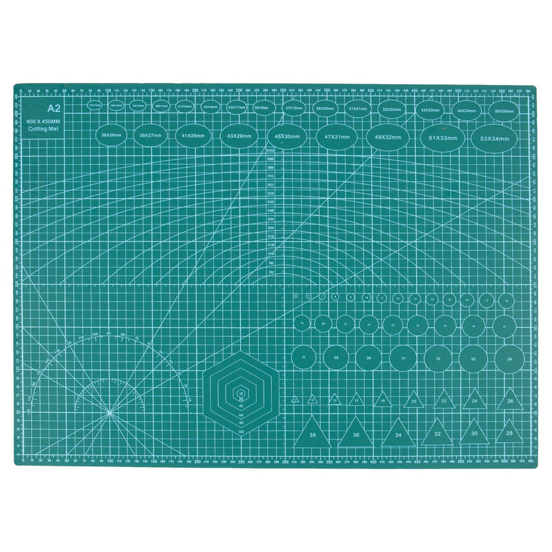 Green A2 (45 x 60cm) Cutting Mat - By Blackspur