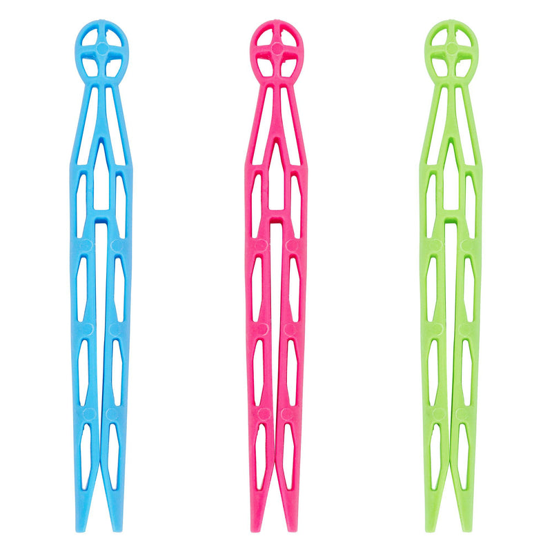Multi Plastic Dolly Clothes Pegs - Pack of 24 - By Ashley