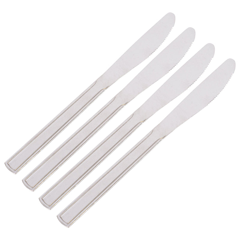 Stainless Steel Dinner Knives - Pack of 4 - By Ashley