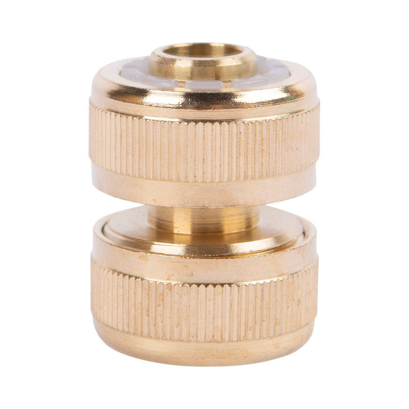 1/2" Brass Hose Repair Connector - By Green Blade
