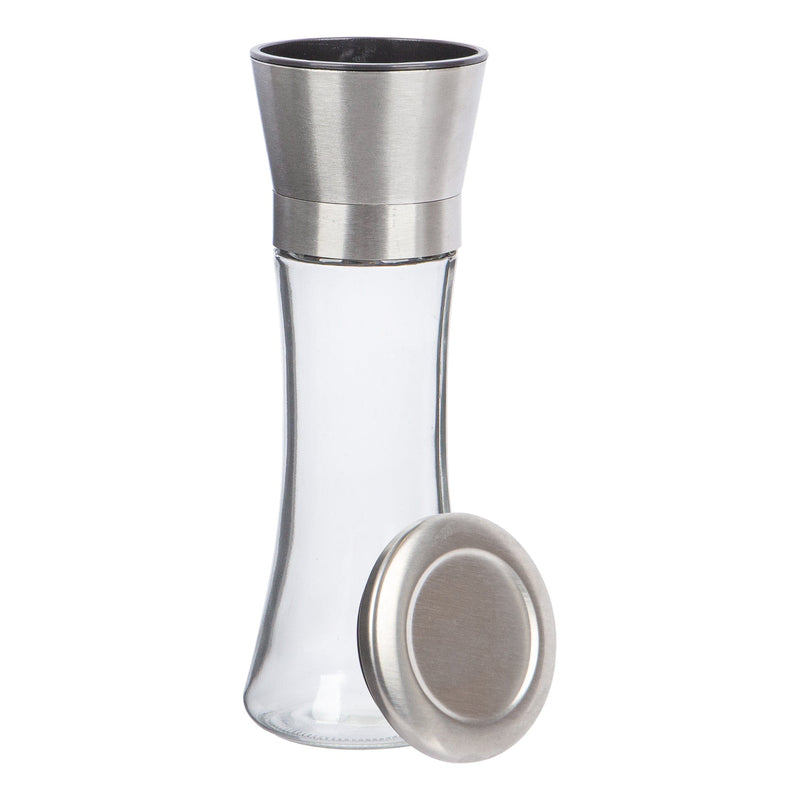 Silver 180ml Stainless Steel Salt & Pepper Mill - By Ashley