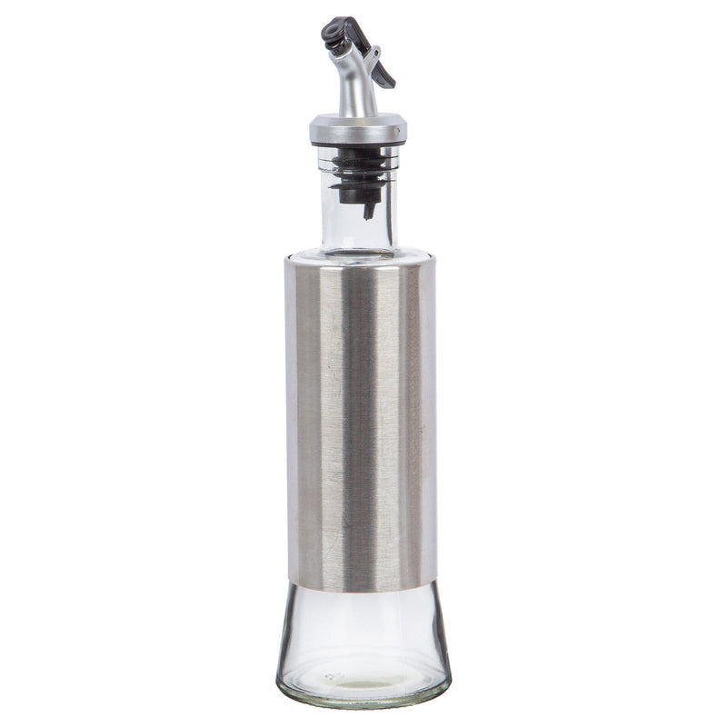 Silver 300ml Stainless Steel Olive Oil Bottle - By Ashley