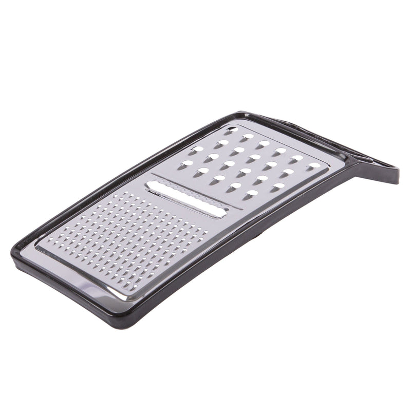 24cm x 10.5cm Stainless Steel 3-in-1 Flat Grater - By Ashley