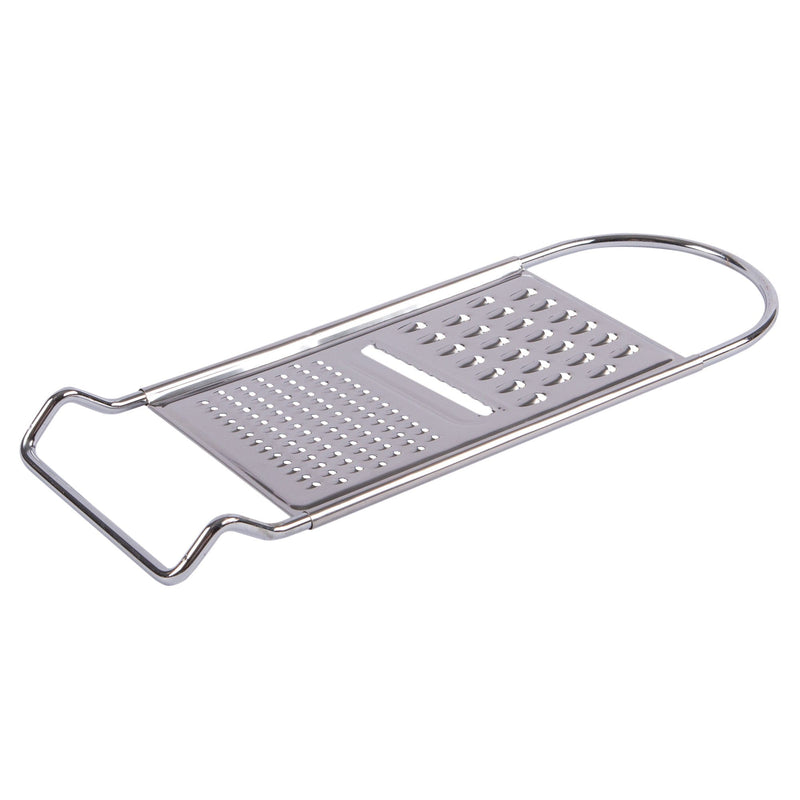30cm x 11cm Stainless Steel 3-in-1 Flat Grater - By Ashley