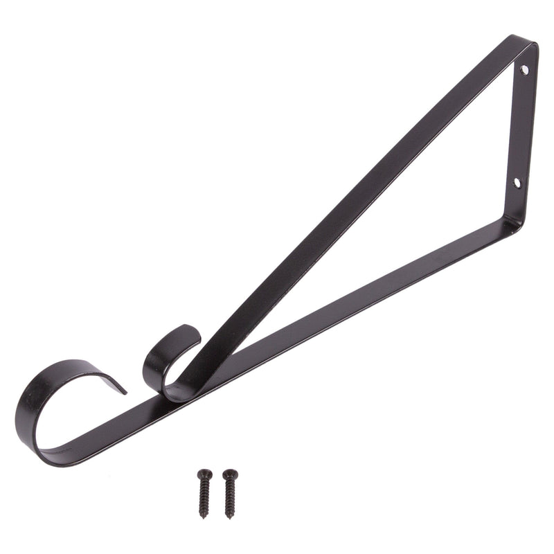 32cm x 11cm Iron Hanging Basket Bracket - By Green Blade