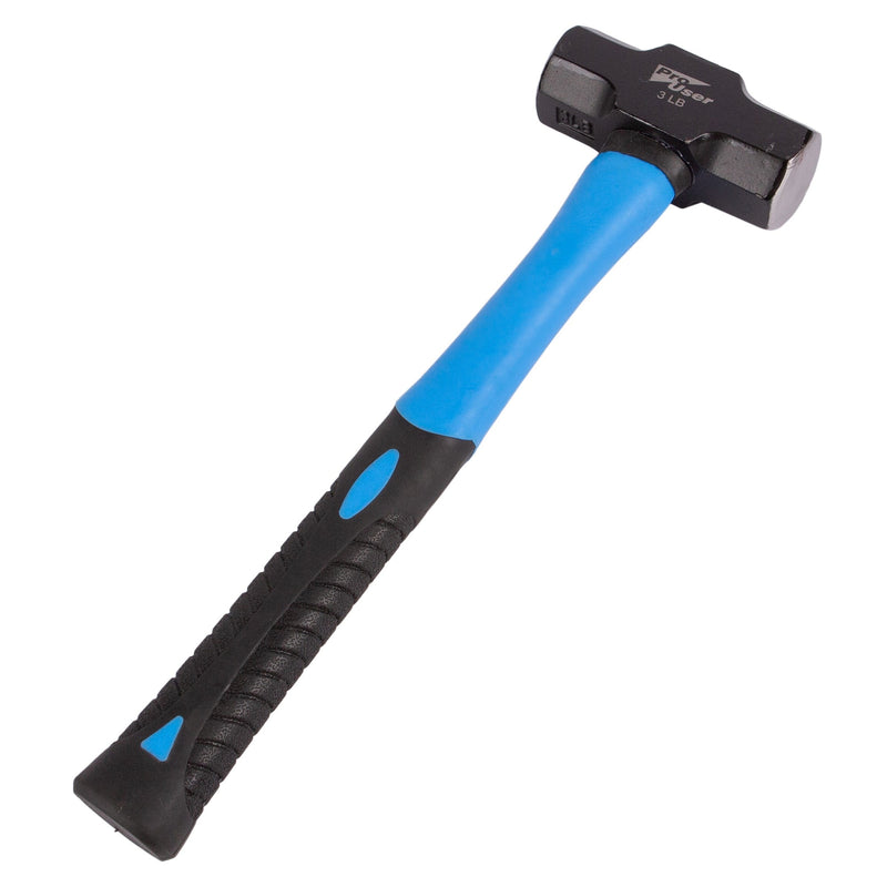 Blue 3lb Carbon Steel Sledgehammer - By Pro User