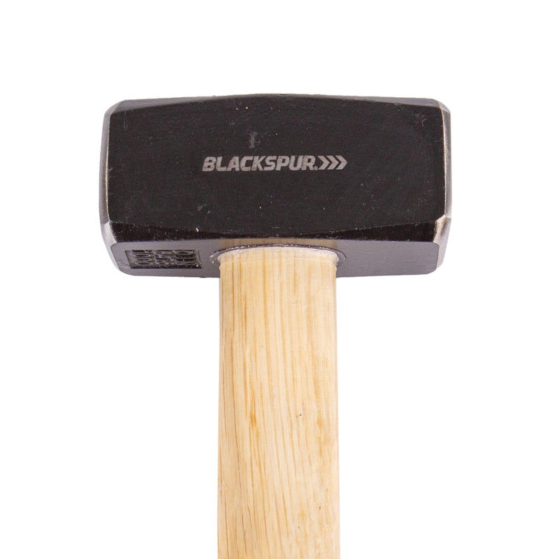 1kg Carbon Steel Club Hammer with Wooden Handle - By Blackspur