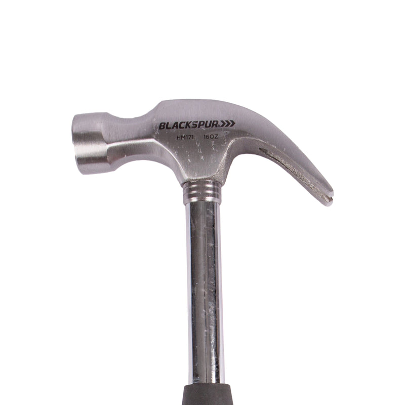 Black 16oz Tubular Steel Claw Hammer - By Blackspur